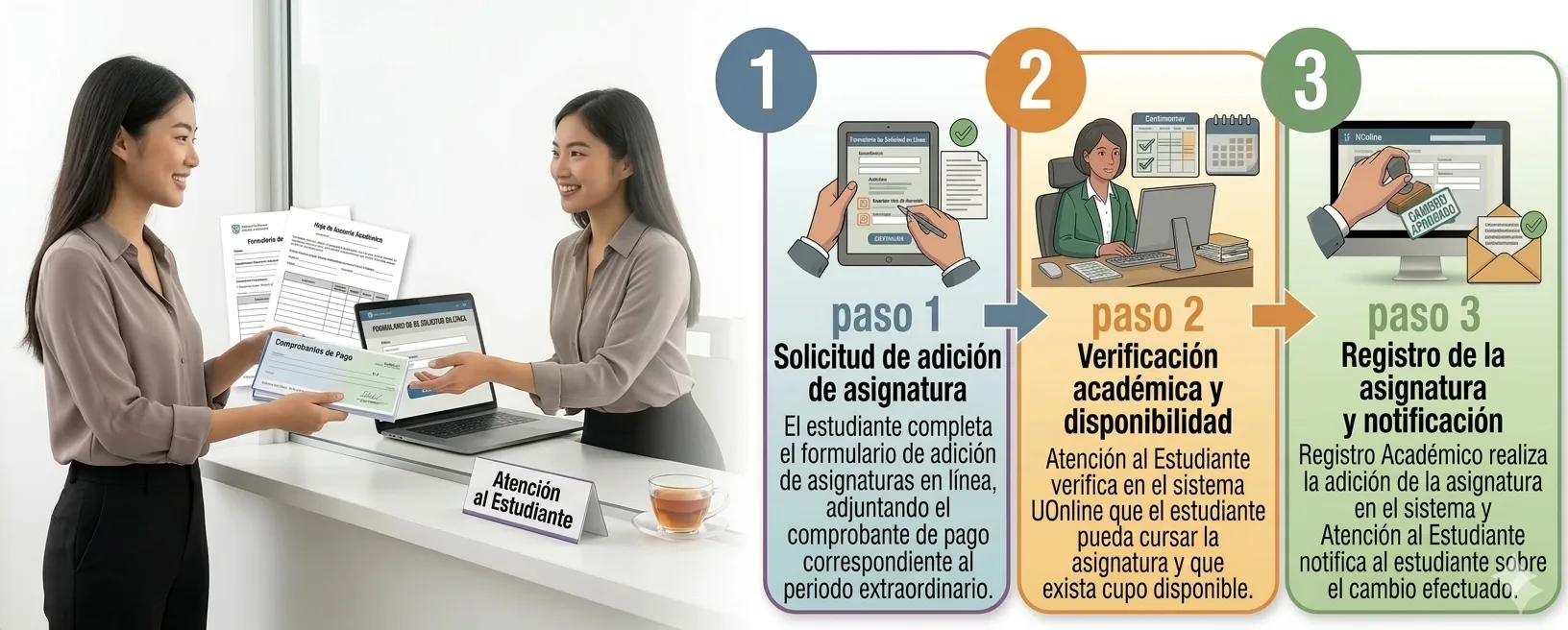 Diagrama de flujo — Apertura de sección especial por cruce de horarios.