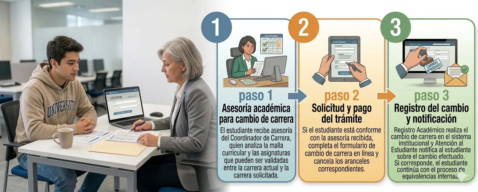 Diagrama de flujo — Cambio de carrera.